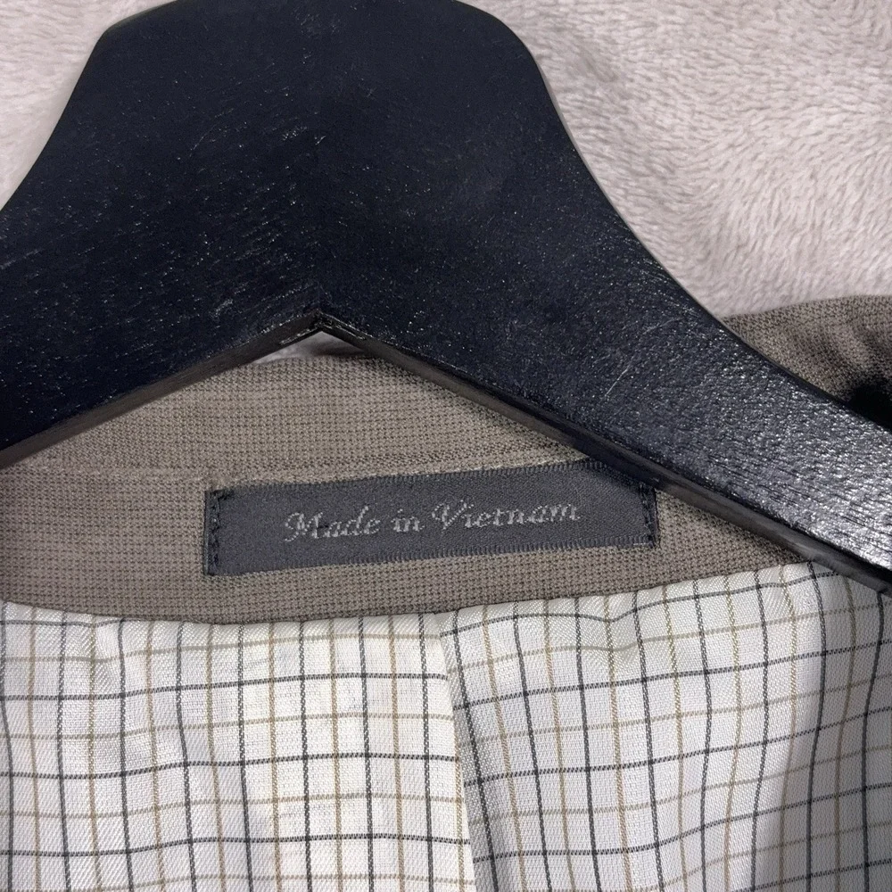 Lauren Ralph Lauren Blazer Mens 42 Brown Two Button Sport Coat Suit Jacket